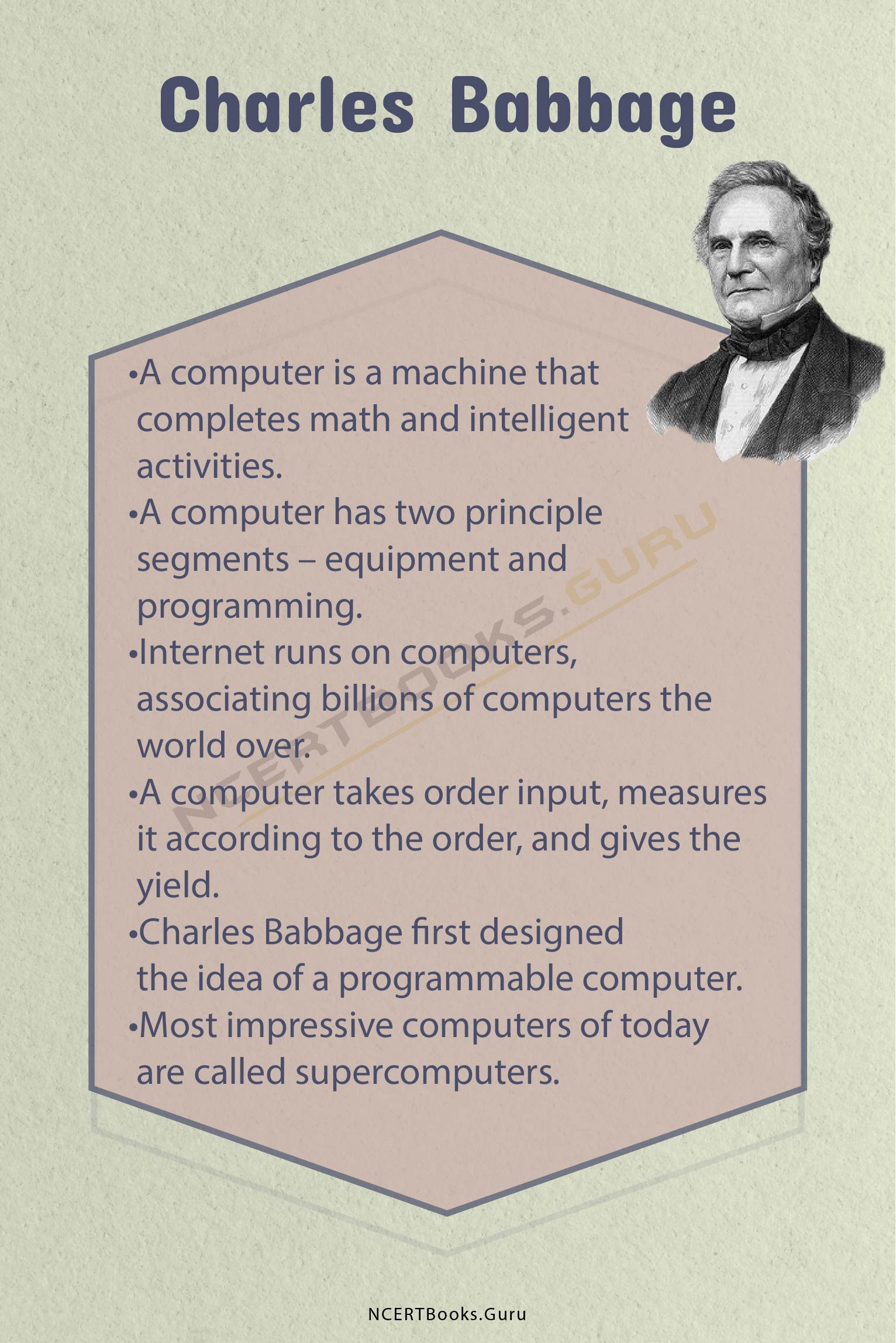 10 Lines on Charles Babbage 2