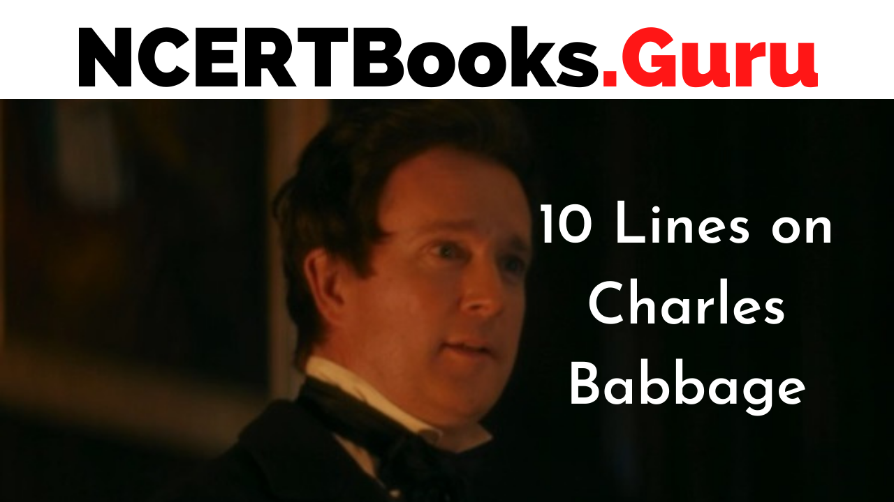 10 Lines on Charles Babbage