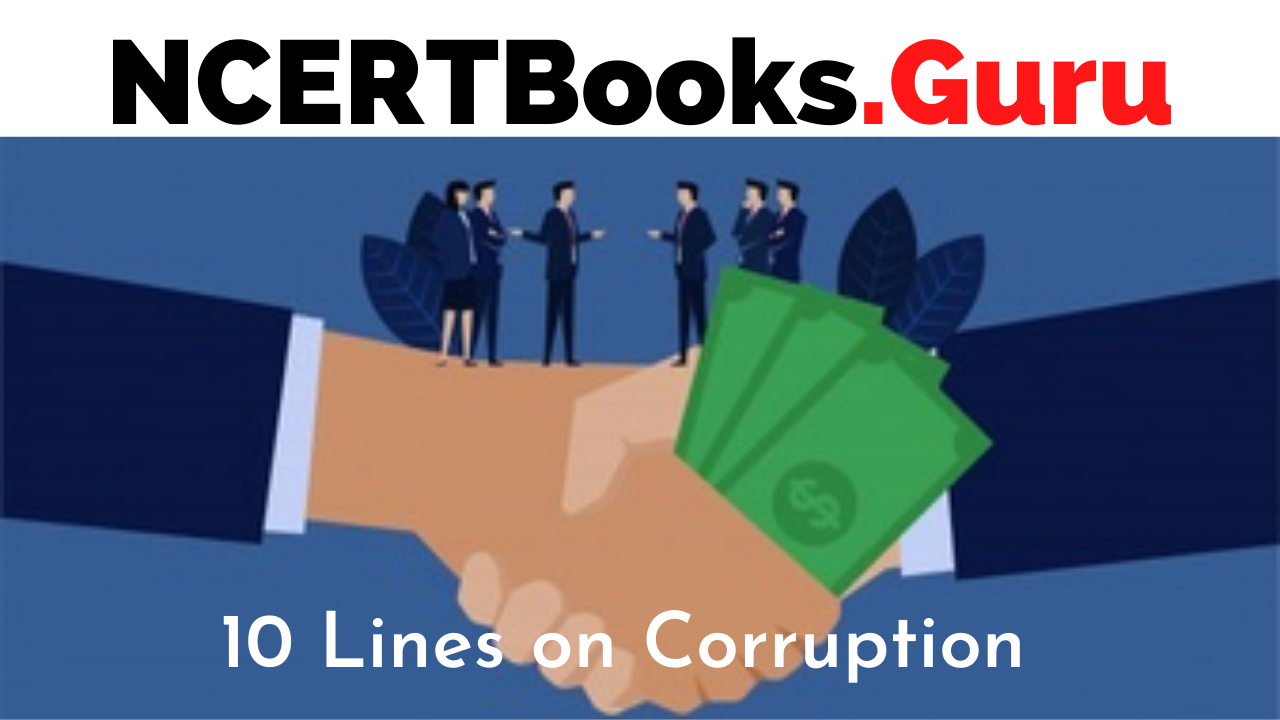 10 Lines on Corruption