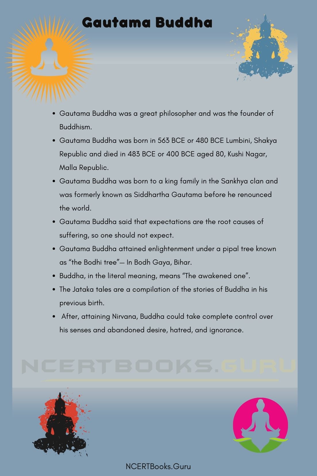 essay on gautam buddha 500 words in english