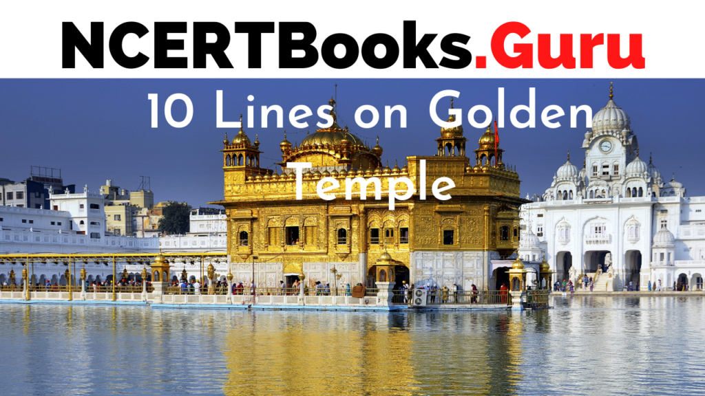 10 Lines on Golden Temple