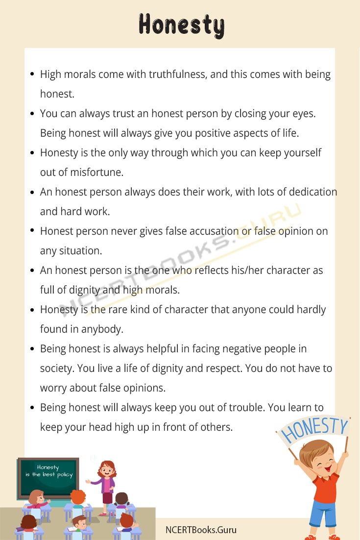 10 Lines on Honesty2