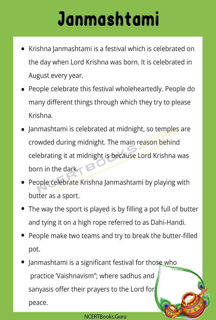 10 Lines on Janmashtami 1