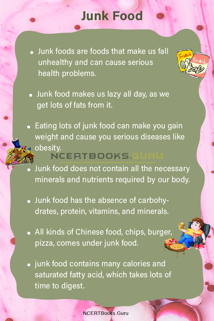 speech on disadvantages of junk food