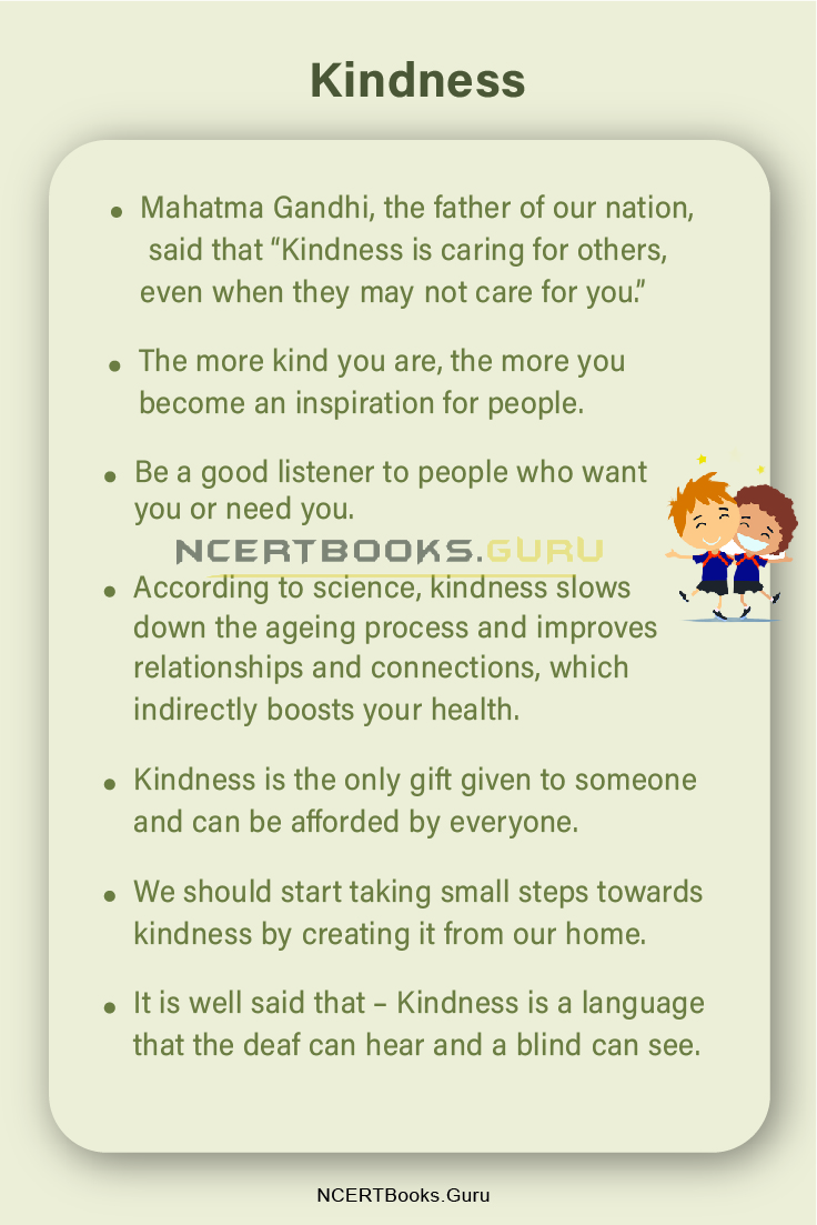 10 Lines on Kindness for Students and Children in English - NCERT Books