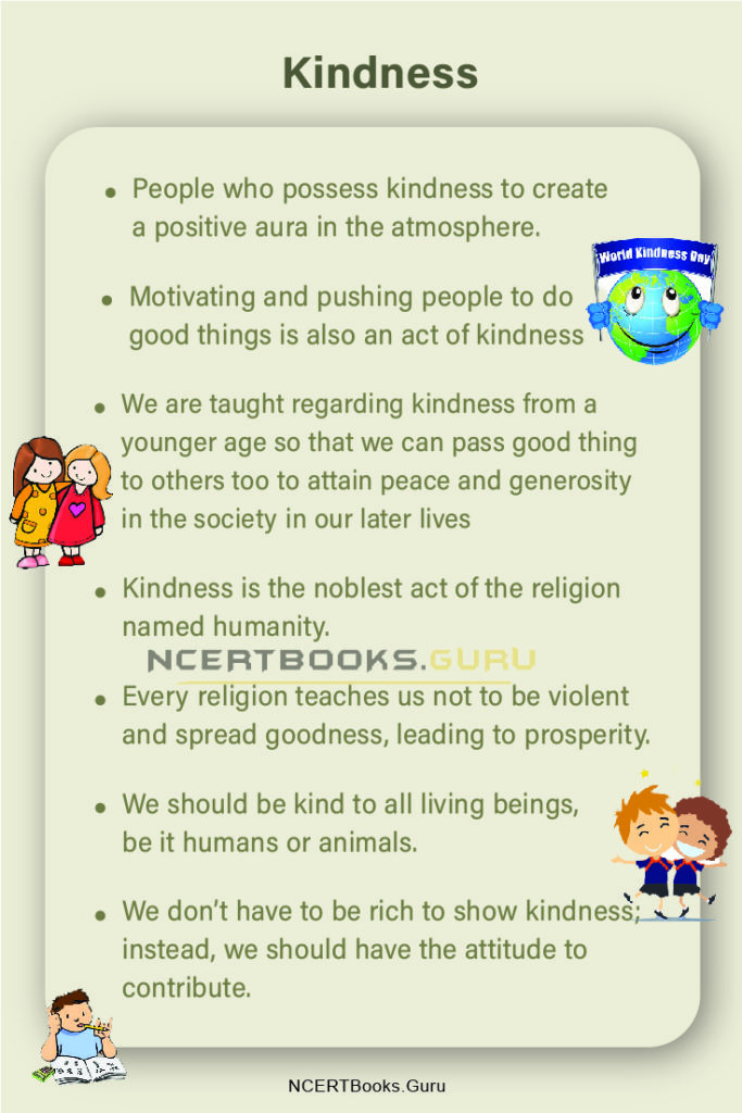 10 Lines on Kindness for Students and Children in English NCERT Books