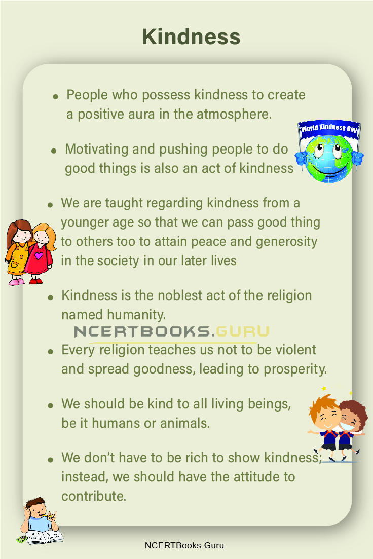 10 Lines on Kindness for Students and Children in English - NCERT Books 10 Lines on Kindness for Students and Children in English - NCERT Books