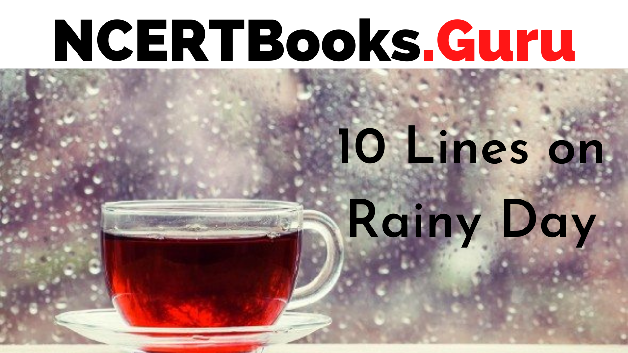 10 Lines on Rainy Day
