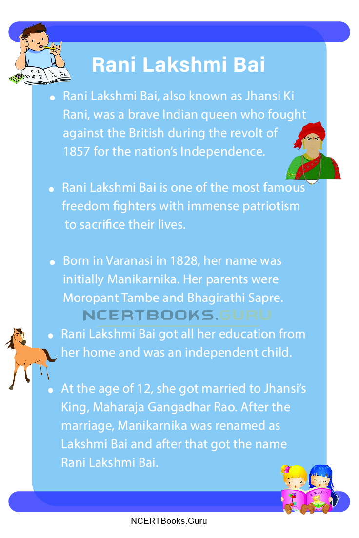 10 Lines on Rani Lakshmi Bai 1