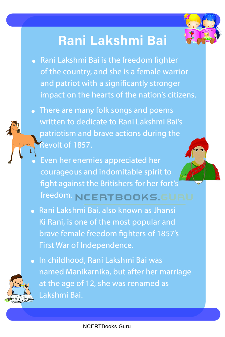 essay on rani lakshmi bai for kids in hindi