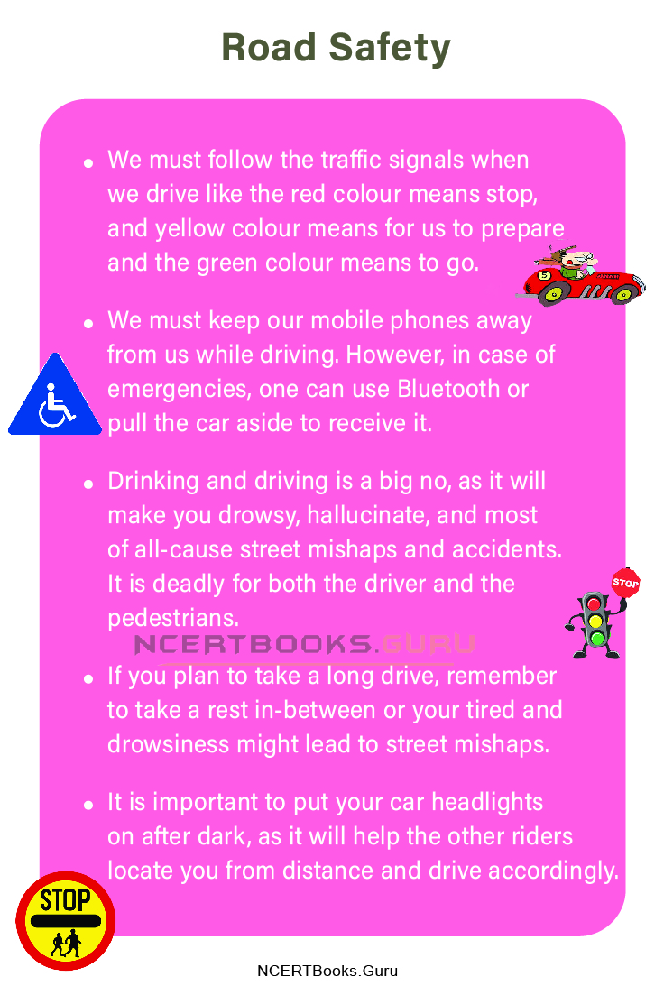 10 Lines on Road Safety 1