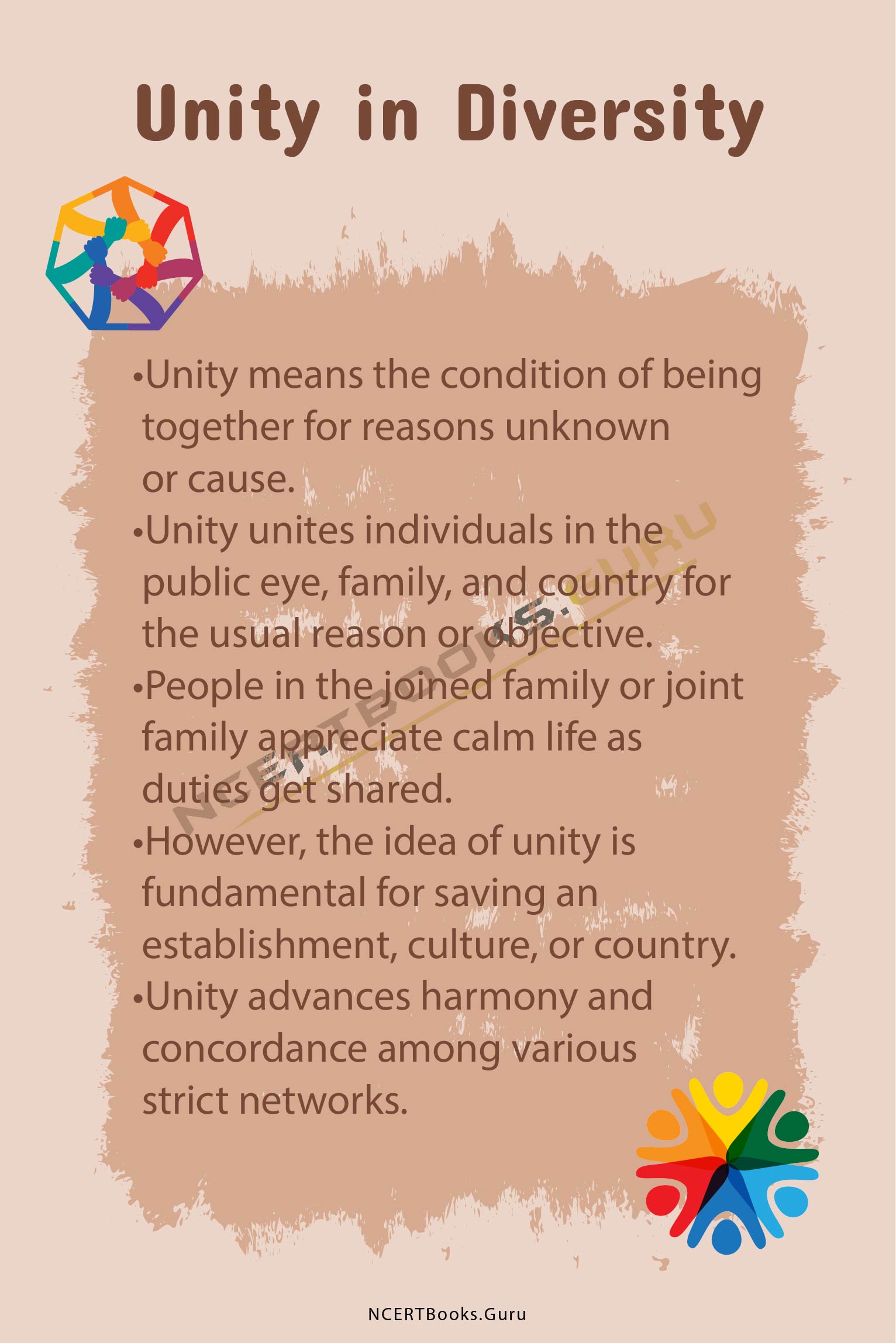 10 Lines on Unity in Diversity 1