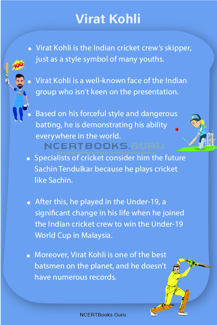 school essay on virat kohli in english