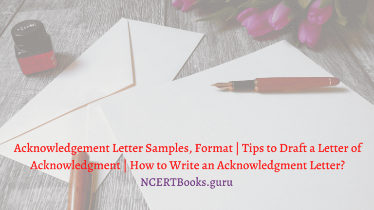 Formal Acknowledgment Letter Example Acknowledgement Letter Format, Samples | How to write an ...