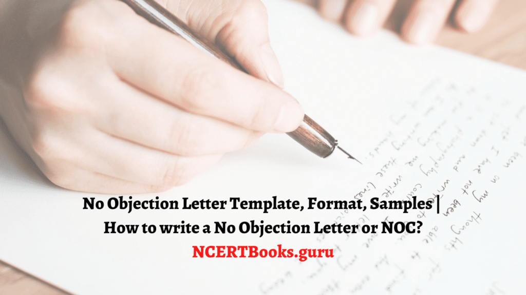 No Objection Letter Format, Template How to write a NOC Letter?