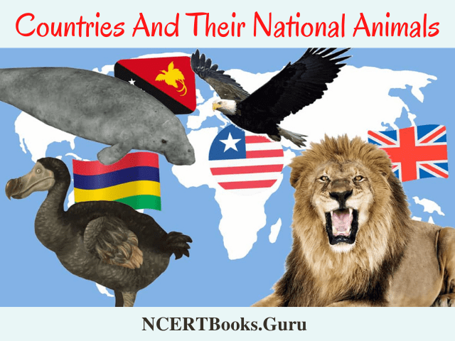 countries and their national animals list