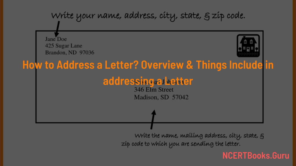 how to address a letter with detailed information