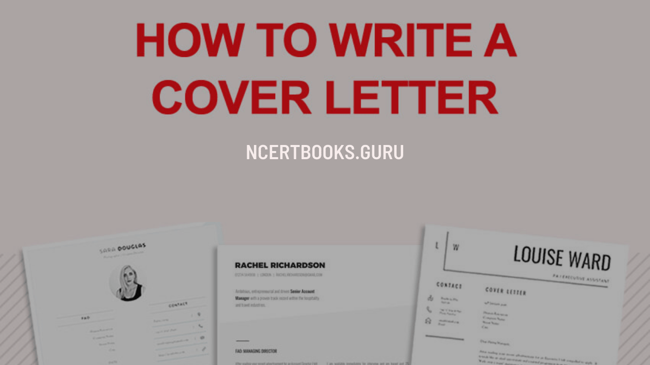how to write a cover letter