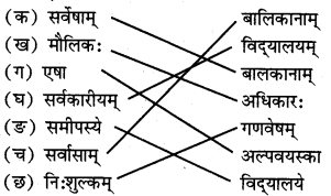 NCERT Solutions for Class 7 Sanskrit Chapter 9 अहमपि विद्यालयं गमिष्यामि 8