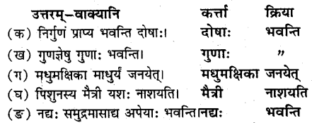 NCERT Solutions for Class 8 Sanskrit Chapter 1 सुभाषितानि Q5.1