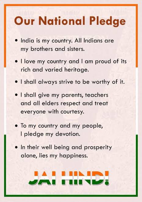 Oath of Allegiance - national pledge of india