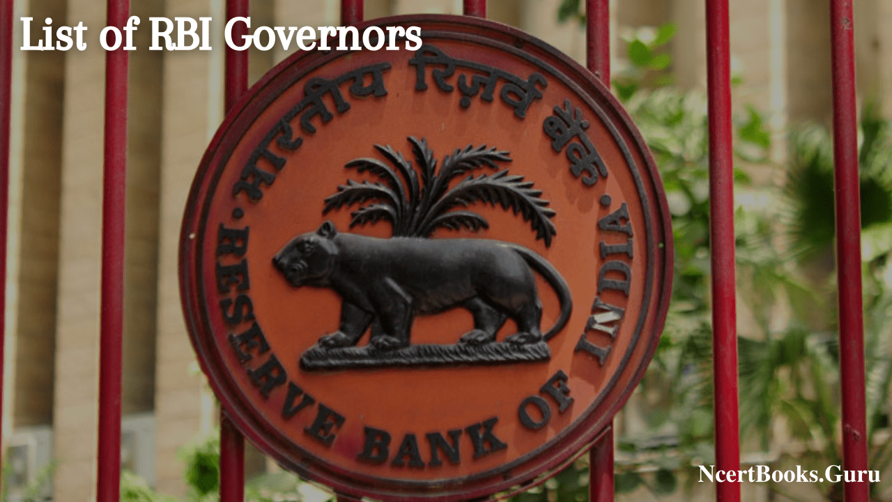 List of RBI Governors of India from 1935 to 2021