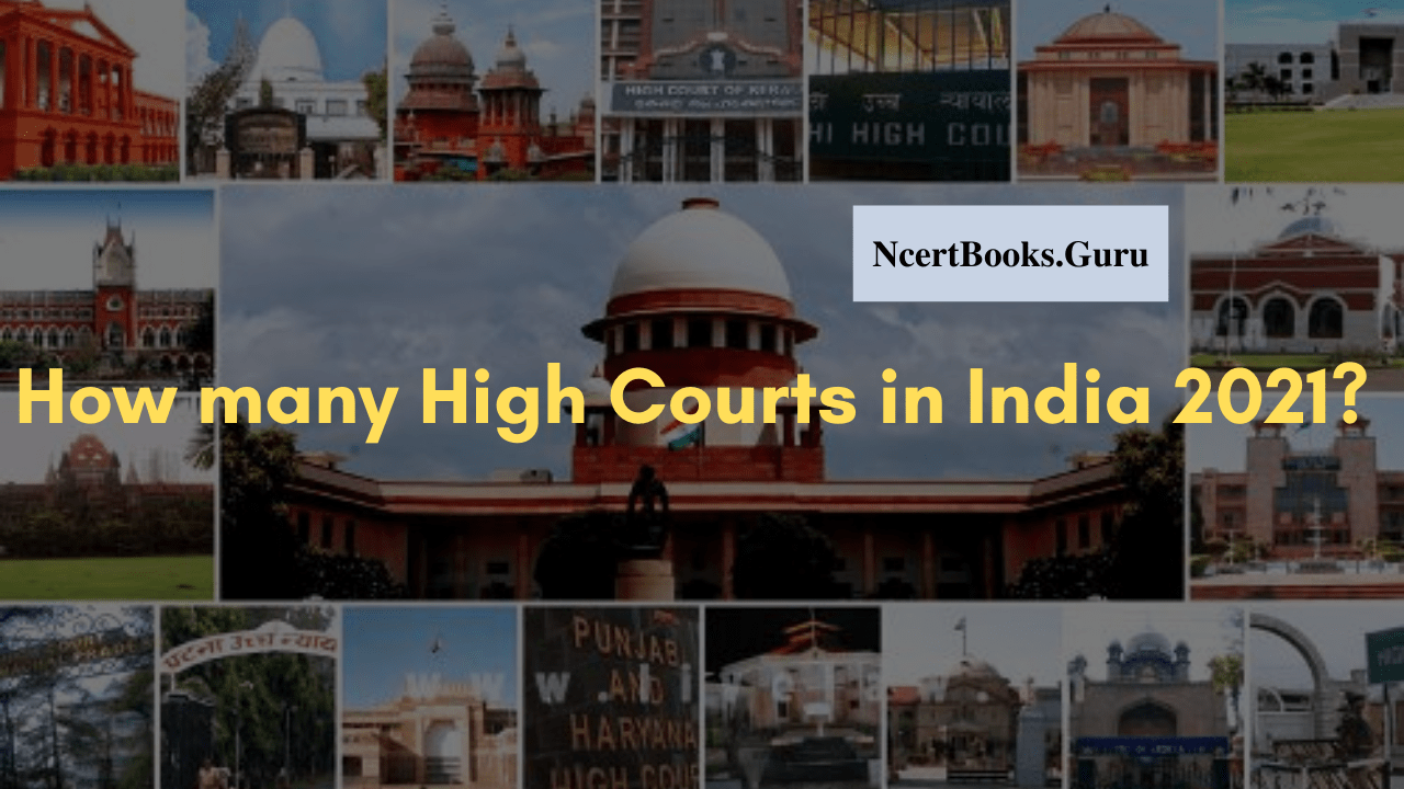 how many high courts in india 2021
