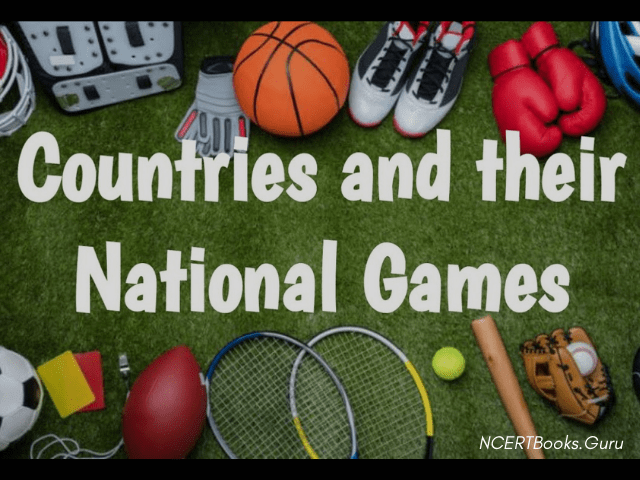 list of countries and their national games