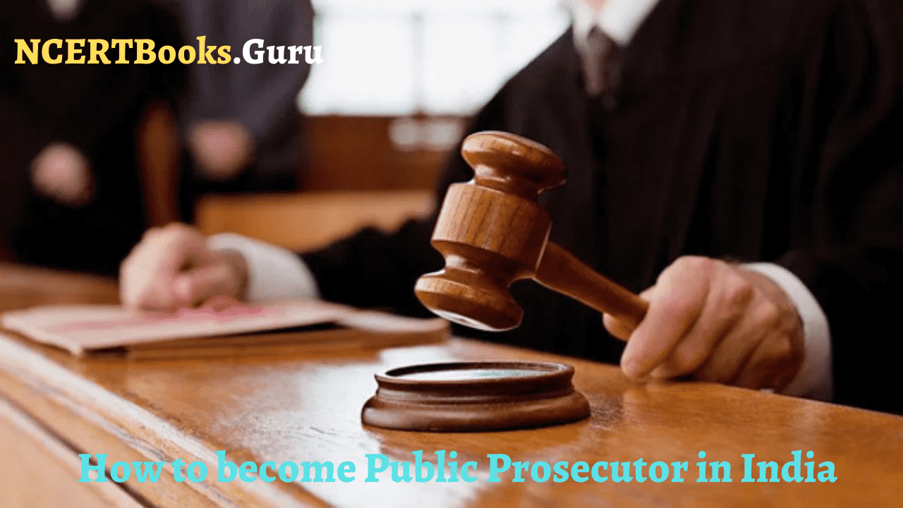 How to become Public Prosecutor in India