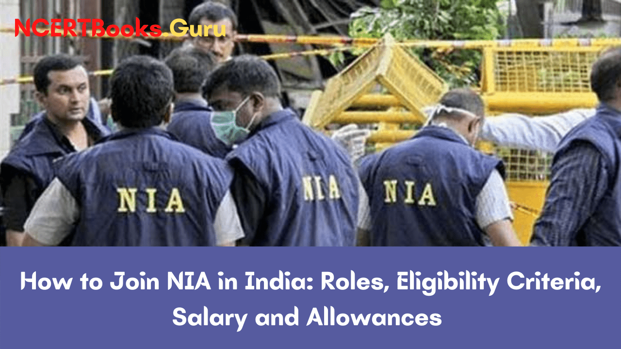 How to Join NIA in India