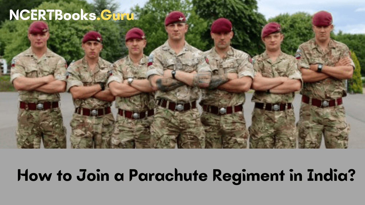 How to Join a Parachute Regiment in India