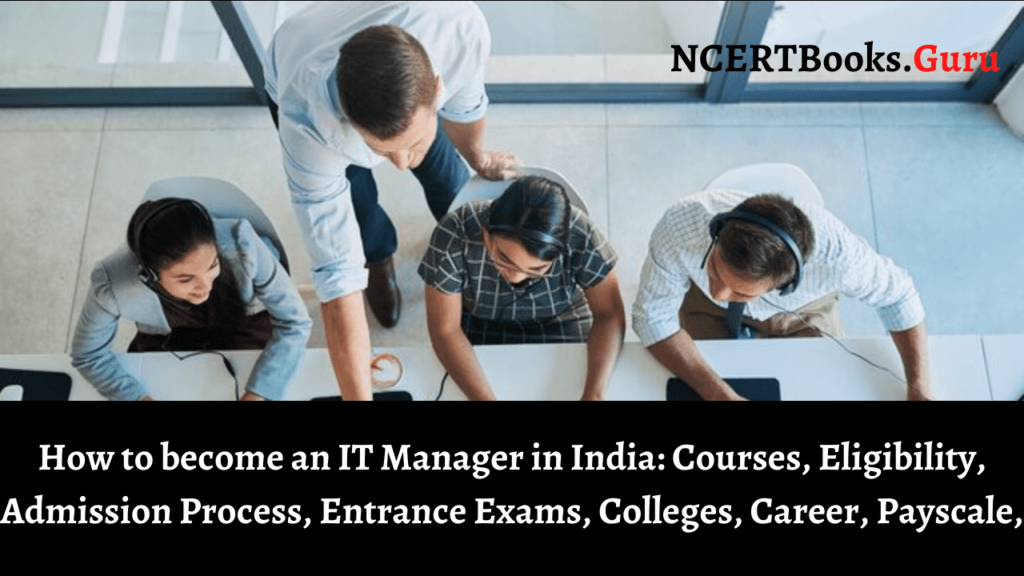 How to become an IT Manager in India