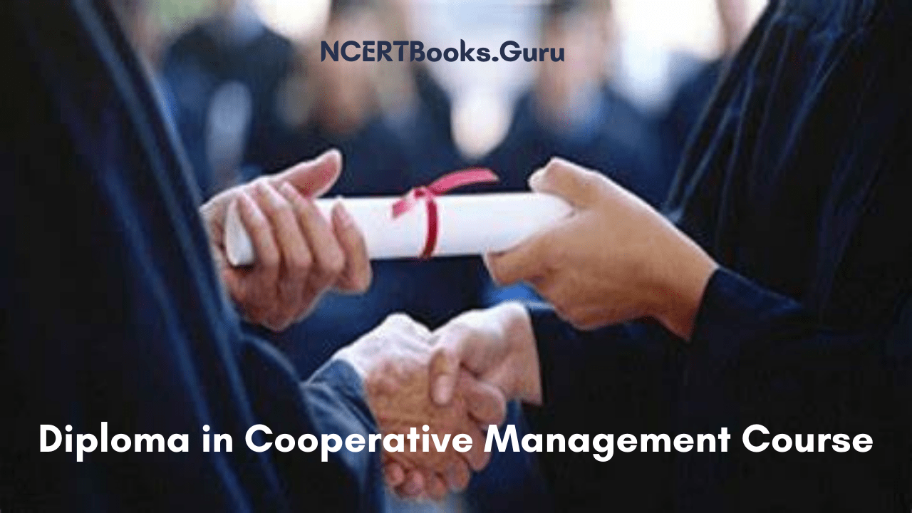 Diploma in Cooperative Management Course