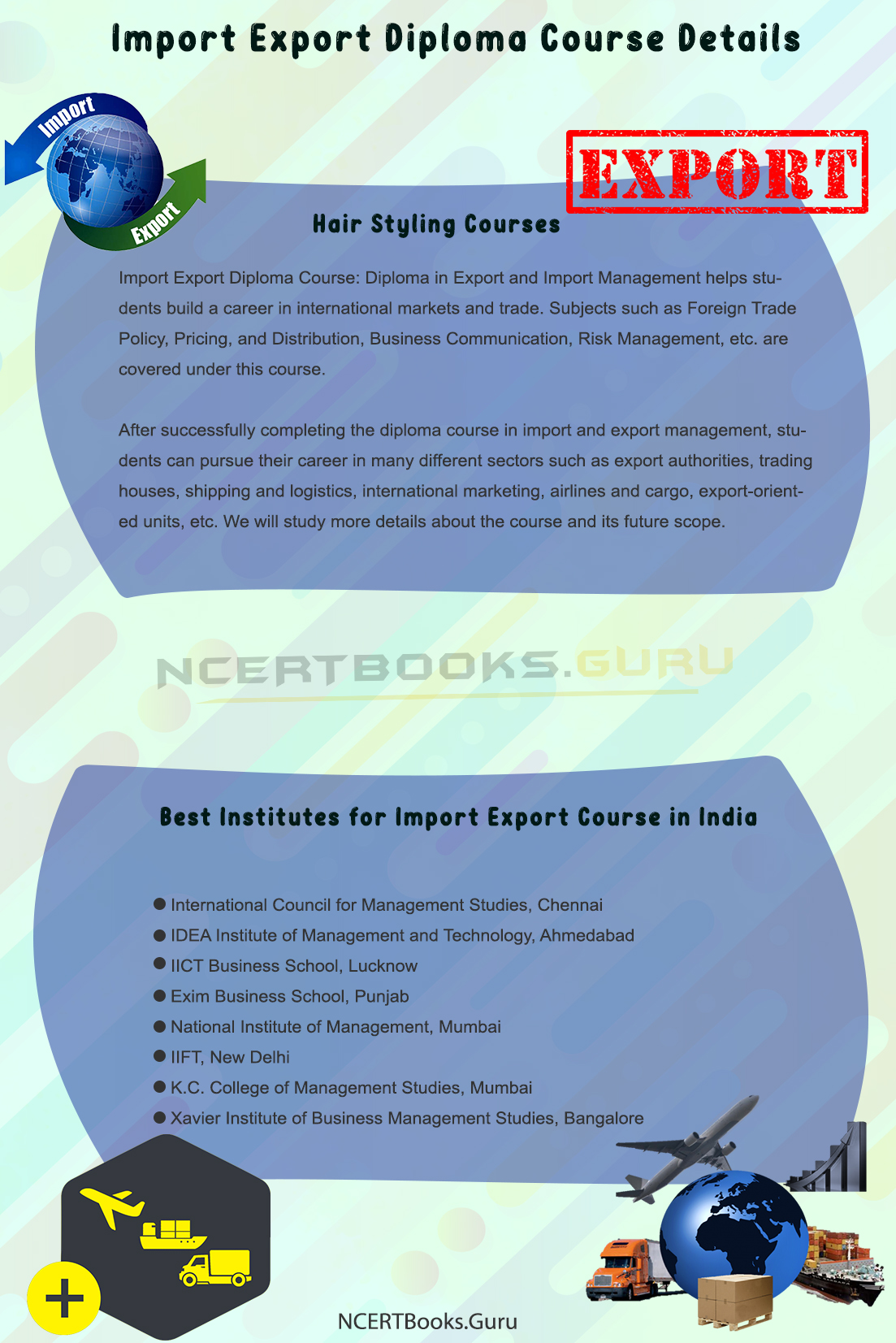 Import Export Diploma Course Eligibility, Admission, Fees, Jobs, Salary