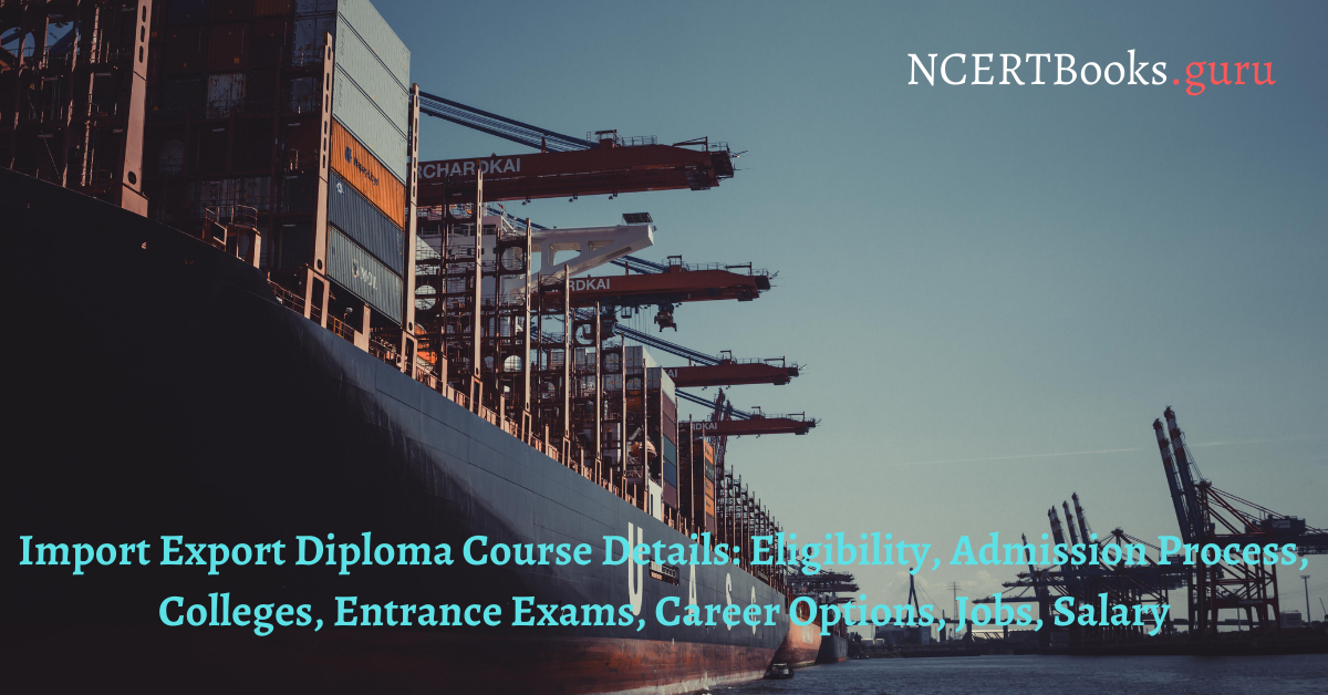 Import Export Diploma Course