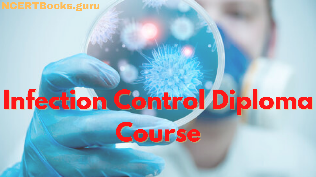 Infection Control Diploma Course