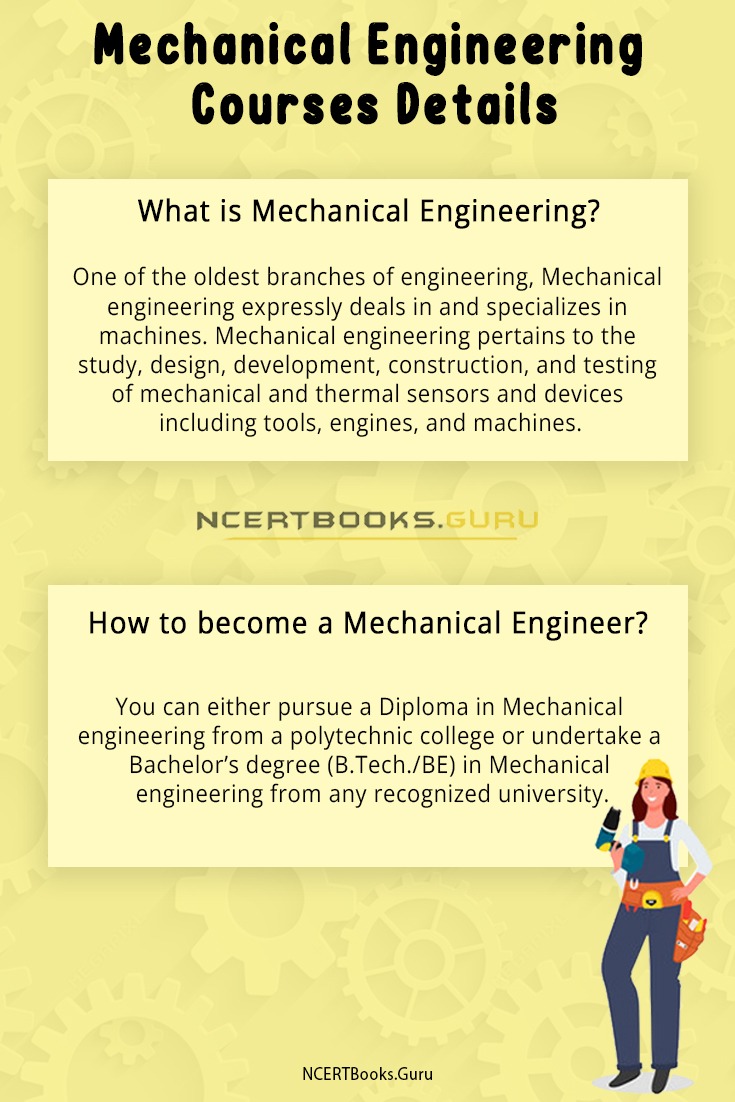 Mechanical Engineering Courses Details