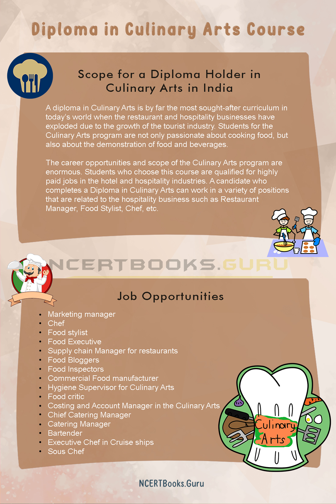 Diploma in Culinary Arts Course Details 2