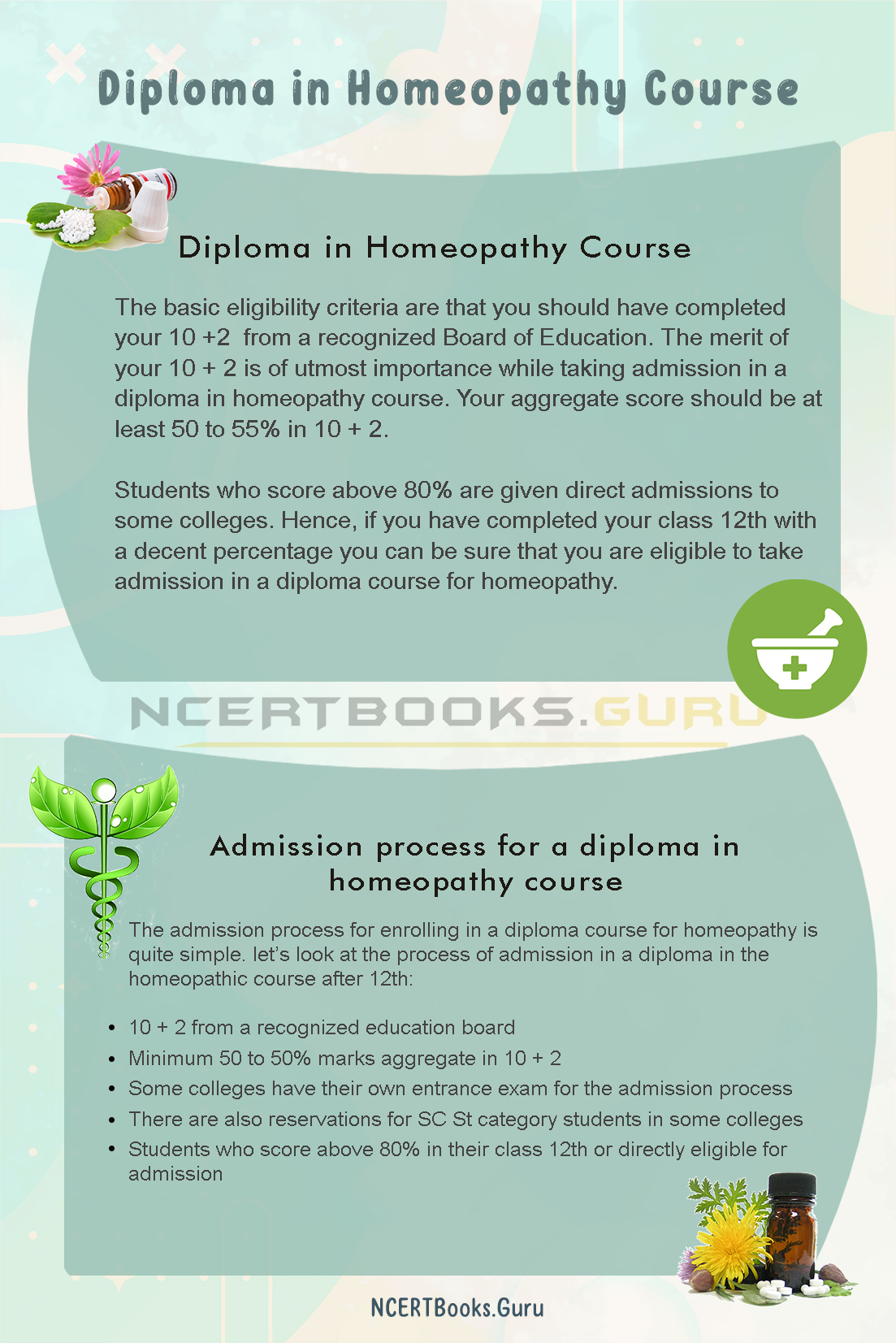 Diploma in Homeopathy Course 1