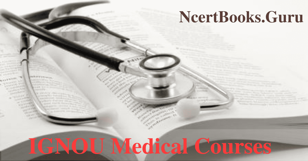 IGNOU Medical Courses