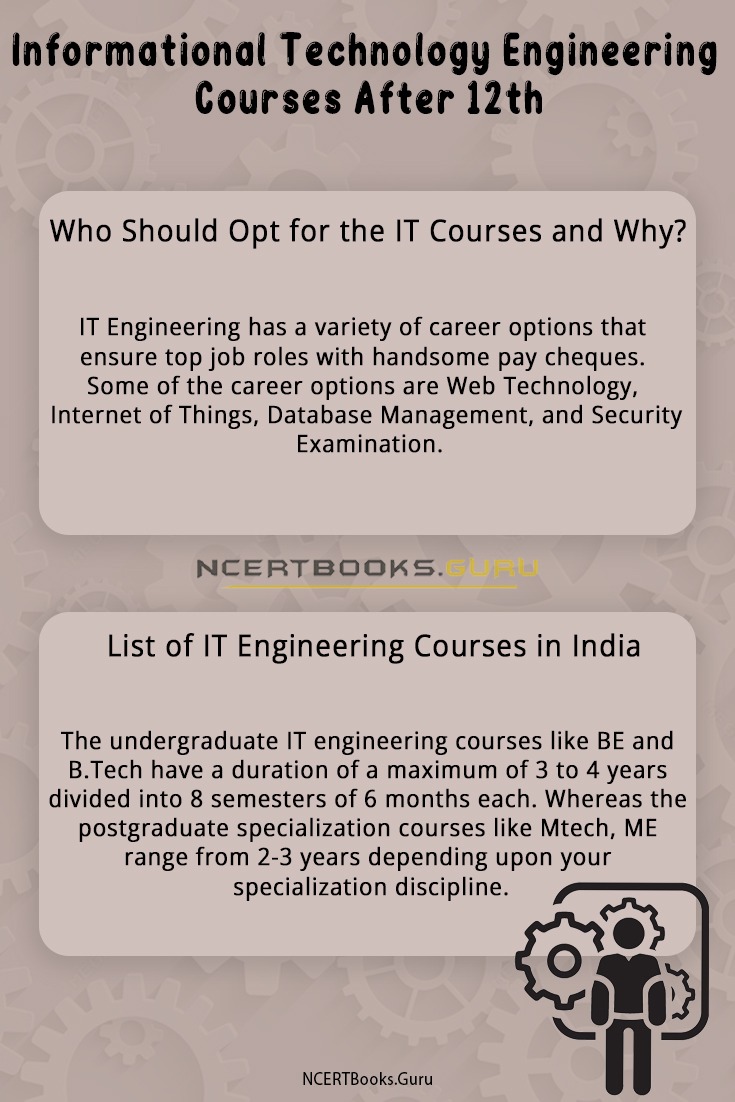 Informational Technology Engineering Courses After 12th