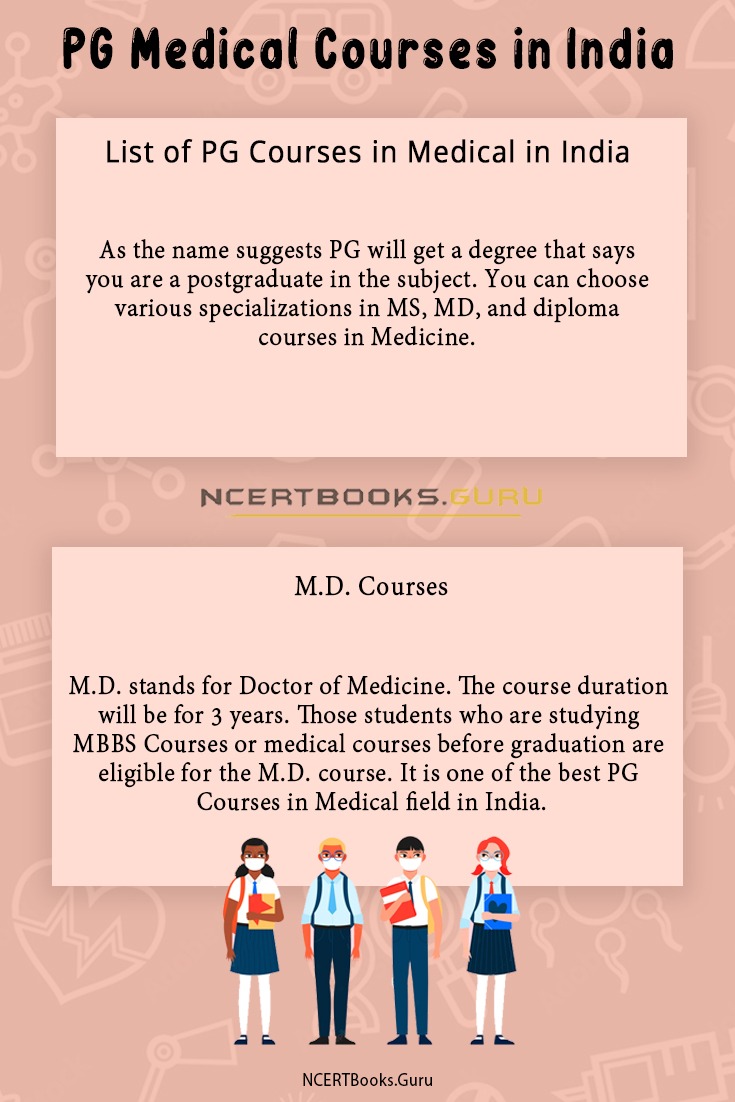 PG Medical Courses in India