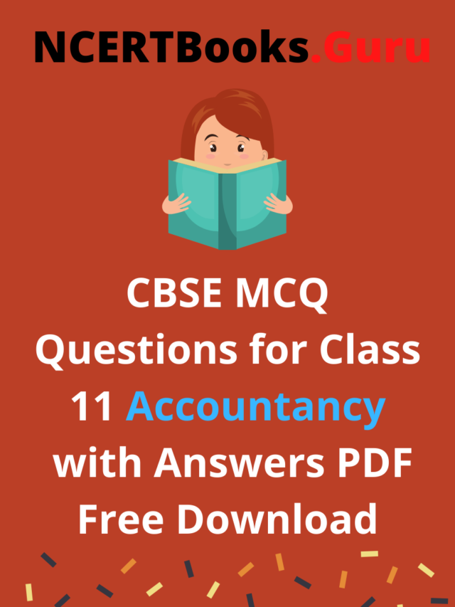 CBSE MCQ Questions for Class 11 Accountancy