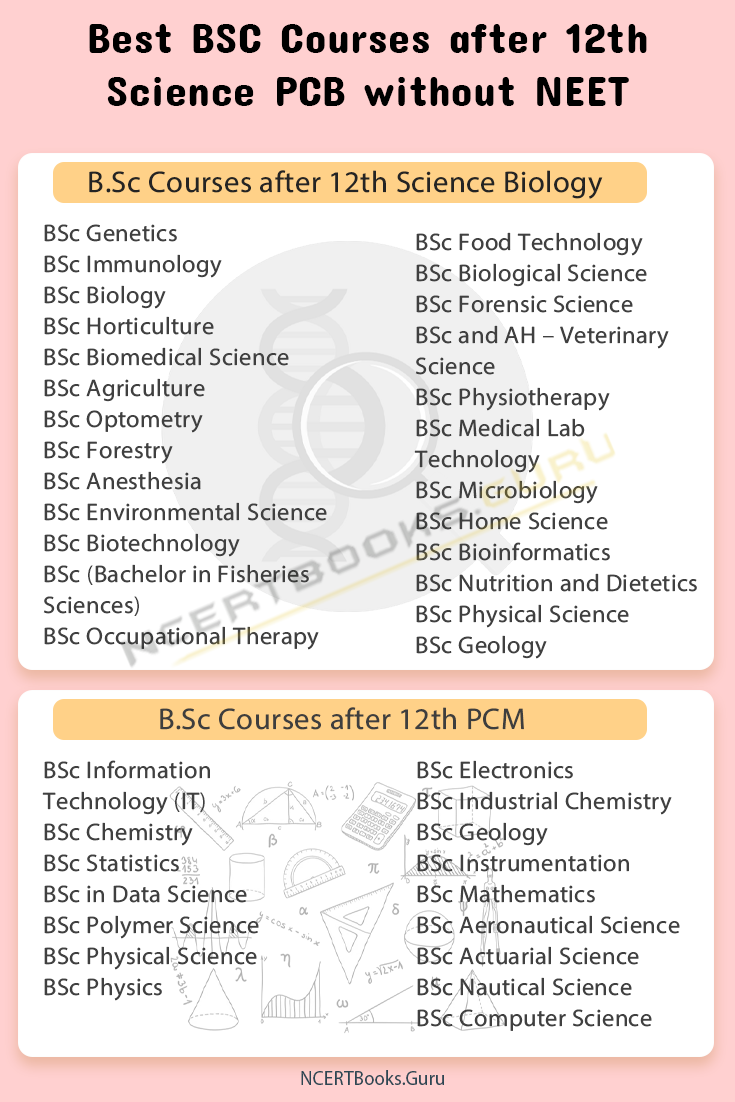 B.Sc Courses after 12th Science 2
