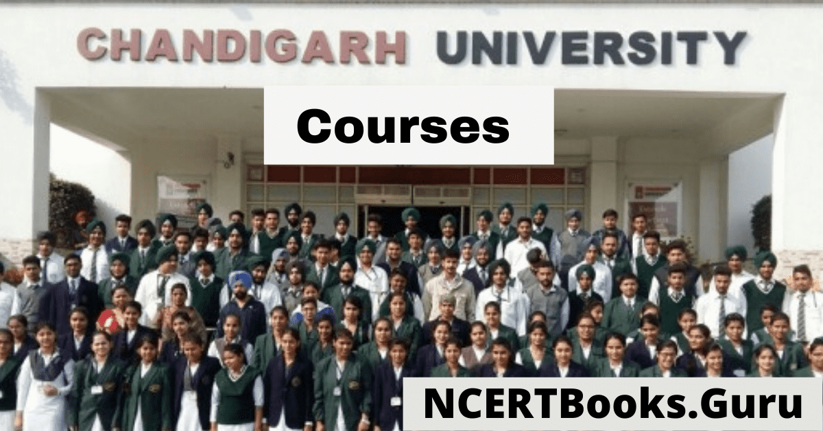 Chandigarh University Courses