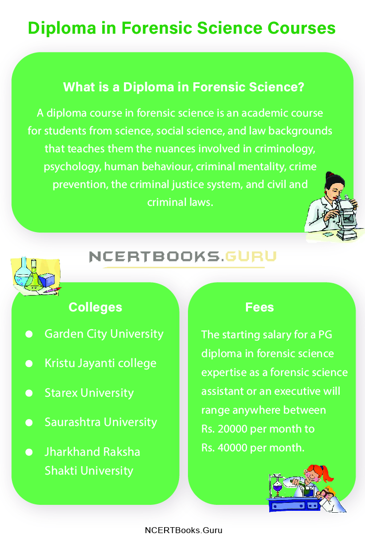 diploma in forensic science distance education