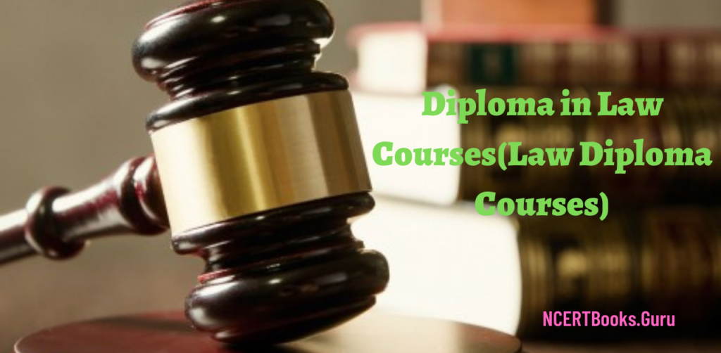 diploma courses in law through distance education