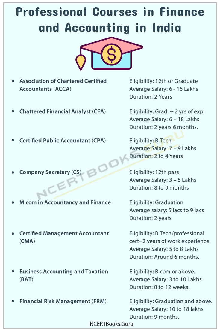 Professional Courses in Finance and Accounting in India