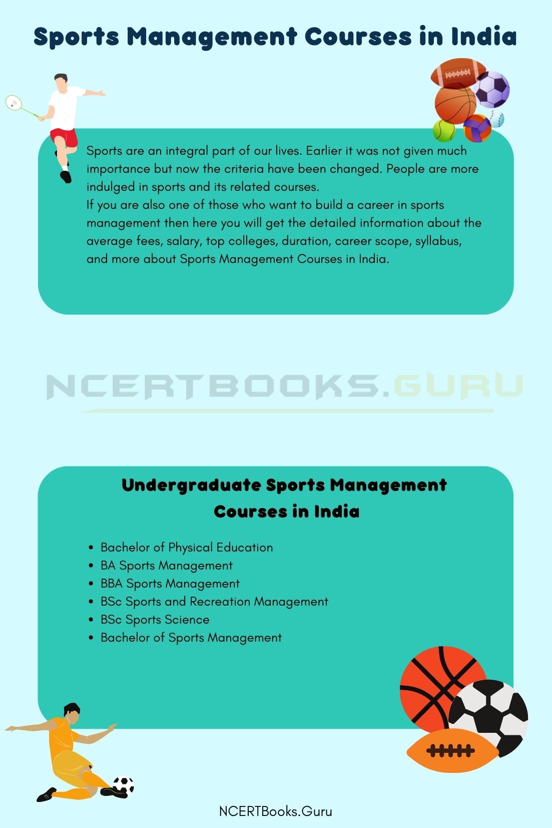 Sports Management Courses in India 2