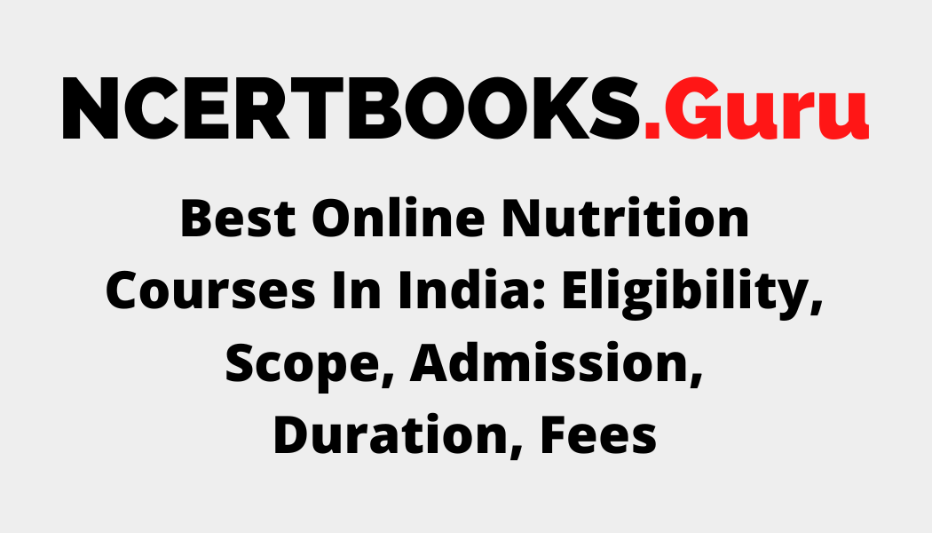 Online Nutrition Courses In India